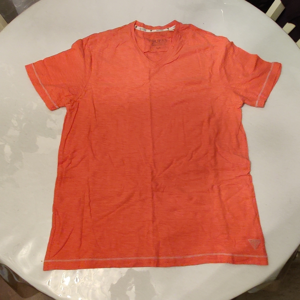 Guess Mens V-Neck T-Shirt